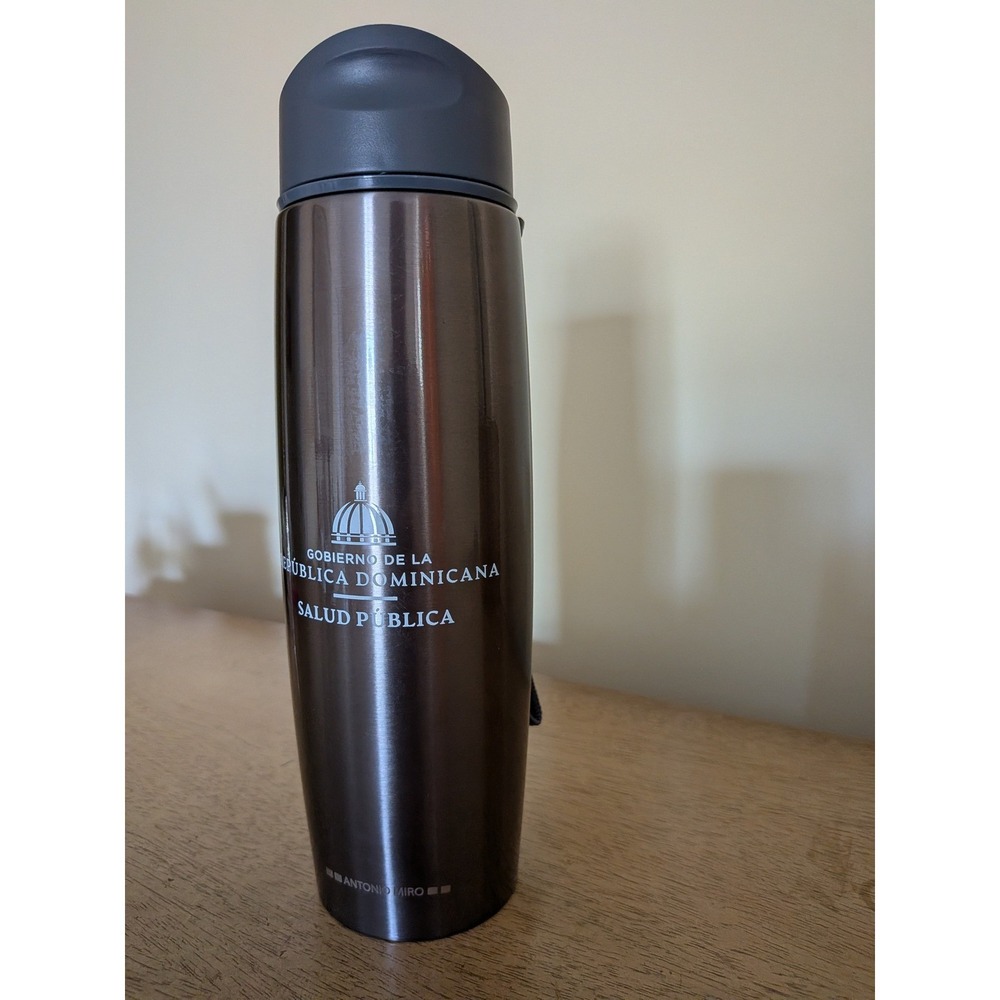 Antonio Miro Barcelona 9in Stainless Steel Insulated Bottle Dominican Republic